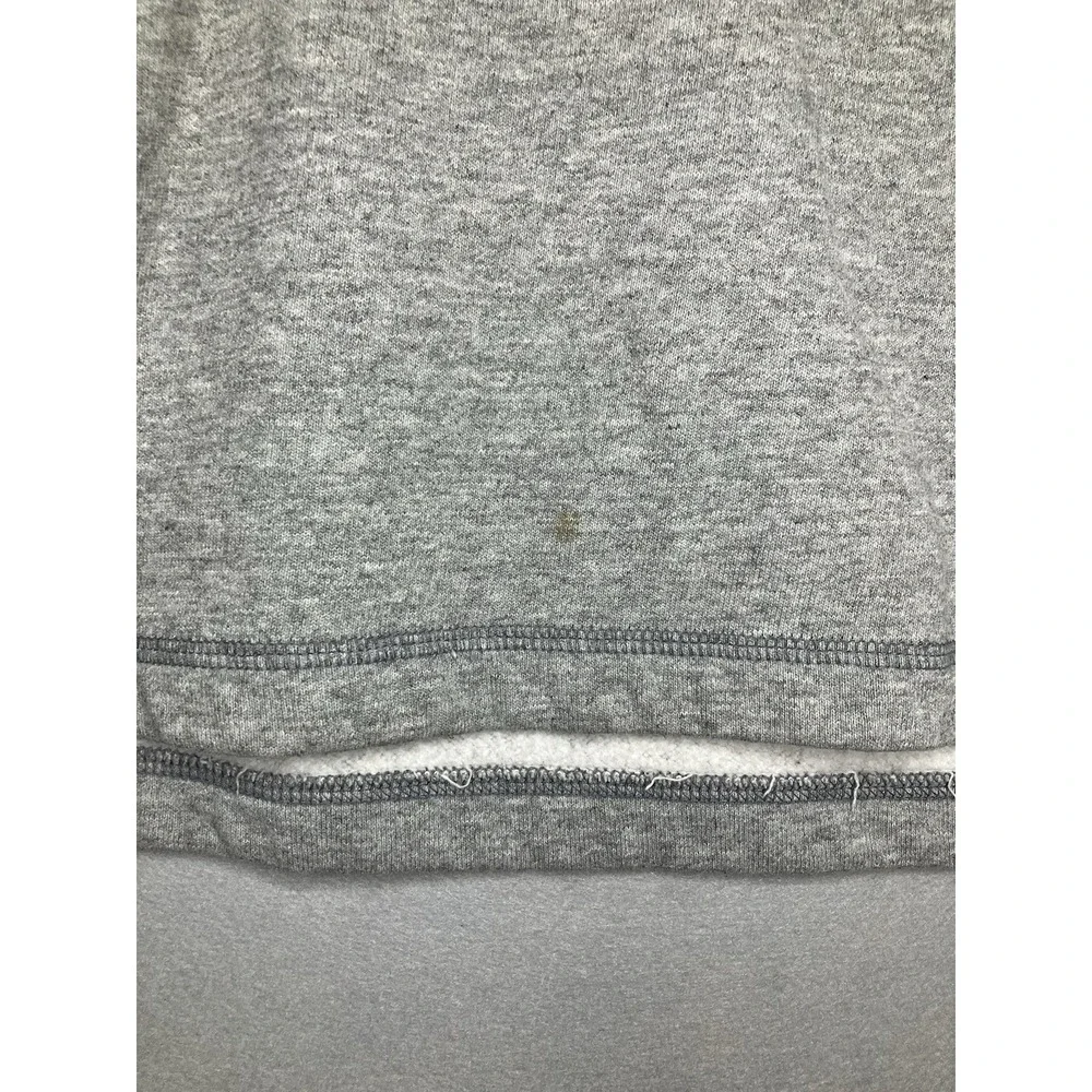 VTG Tommy Jeans Gray Logo Crewneck Pullover Sweatshirt Men's Medium Oversized